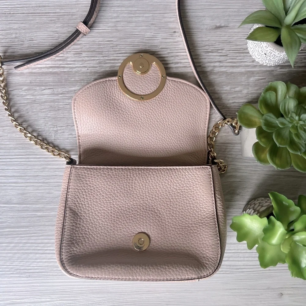 MICHAEL KORS fulton leather small crossbody bag EUC
